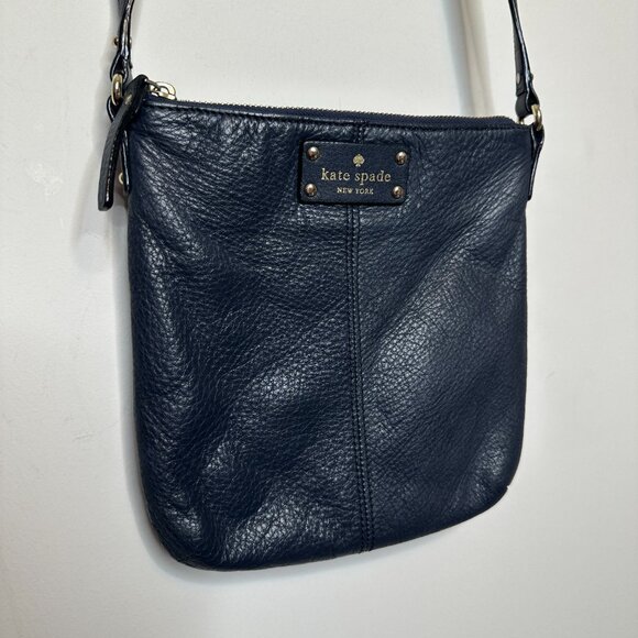 Kate Spade NY Black Pebbled Leather Crossbody - Picture 2 of 5